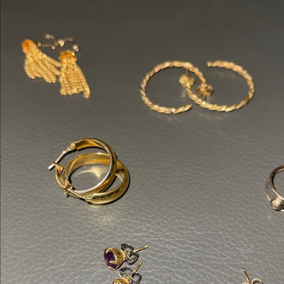 Vintage 13 Sets Elegant Hoop, Stud and Tassel Earring - Picture 7 of 7